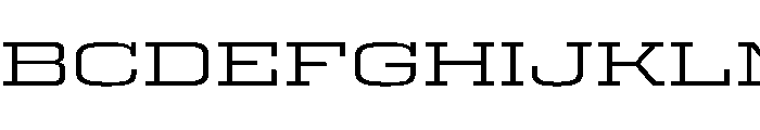 Egitto Super Wide Regular Font UPPERCASE