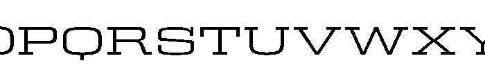 Egitto Super Wide Regular Font UPPERCASE
