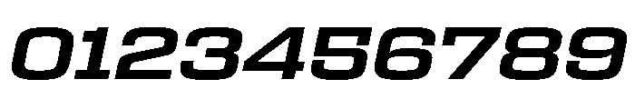 Egitto Wide Bold Italic Font OTHER CHARS