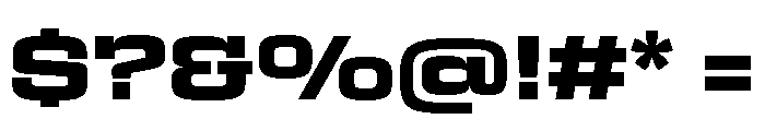 Egitto Wide Extra Bold Font OTHER CHARS