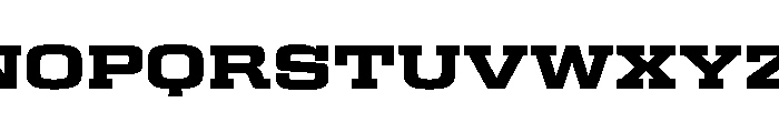 Egitto Wide Extra Bold Font UPPERCASE