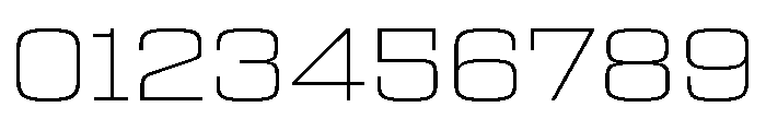 Egitto Wide Extra Light Font OTHER CHARS