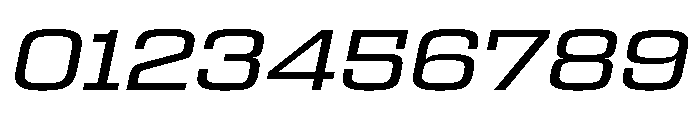Egitto Wide Medium Italic Font OTHER CHARS