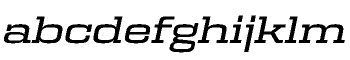 Egitto Wide Medium Italic FONT