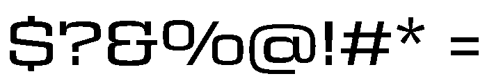 Egitto Wide Medium Font OTHER CHARS