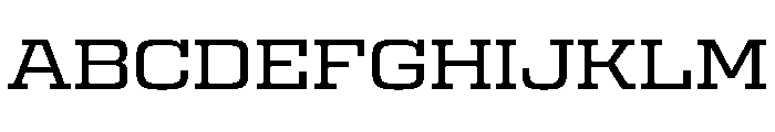 Egitto Wide Medium Font UPPERCASE