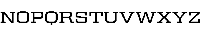 Egitto Wide Medium Font UPPERCASE