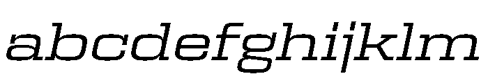 Egitto Wide Regular Italic FONT
