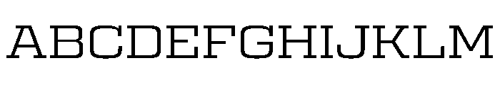 Egitto Wide Regular Font UPPERCASE