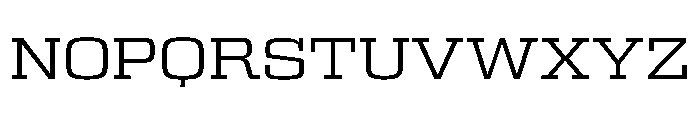 Egitto Wide Regular Font UPPERCASE