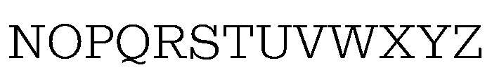 Egyptian Antique Light Font UPPERCASE