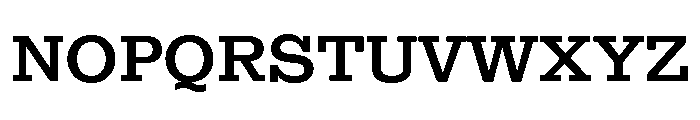 Egyptian Antique Medium Font UPPERCASE