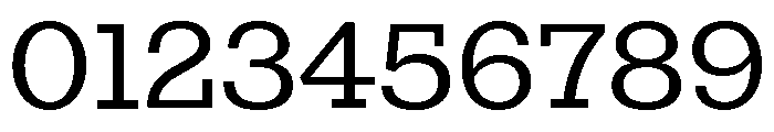 Egyptian Antique Regular Font OTHER CHARS