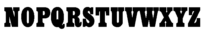 Egyptienne Regular Font UPPERCASE