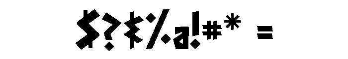 Ehad Font OTHER CHARS