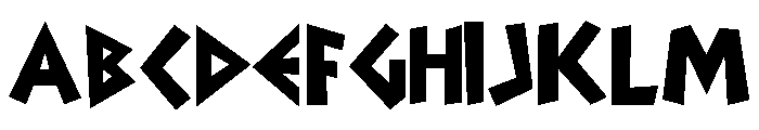 Ehad Font UPPERCASE