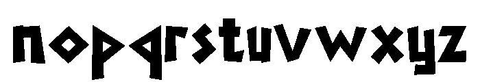 Ehad Font LOWERCASE