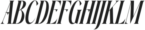 Ehkofa Italic otf (400) Font UPPERCASE