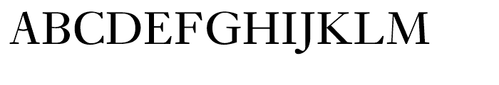 Ehrhardt Roman Font UPPERCASE