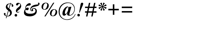 Ehrhardt Semibold Italic Font OTHER CHARS