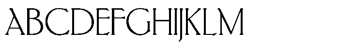 Ehmcke Elegance Font UPPERCASE