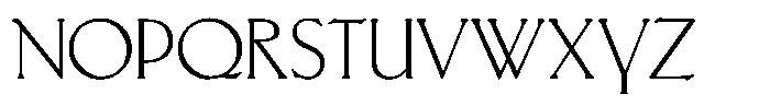 Ehmcke Elegance Font UPPERCASE