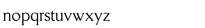 Ehmcke Elegance Font LOWERCASE