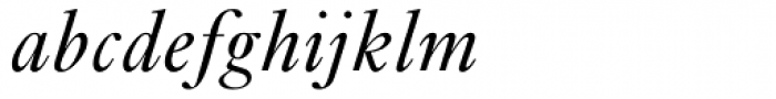 Ehrhardt MT Italic Font LOWERCASE