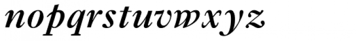 Ehrhardt MT SemiBold Italic Font LOWERCASE