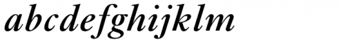 Ehrhardt Pro SemiBold Italic Font LOWERCASE