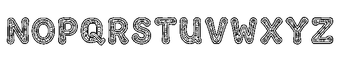 Eider Regular Font UPPERCASE