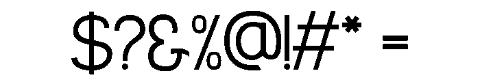 Eimaan  Regular Font OTHER CHARS