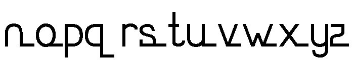 Eimaan  Regular Font LOWERCASE