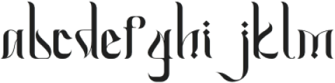 Eid Mubarak Arabic otf (400) Font LOWERCASE