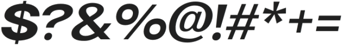 Eigerwand Medium Italic otf (500) Font OTHER CHARS