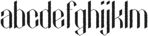 Eighart Rough Regular otf (400) Font LOWERCASE