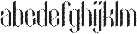 Eighart Rough otf (400) Font LOWERCASE
