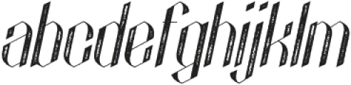 Eighart Stamp Italic otf (400) Font LOWERCASE