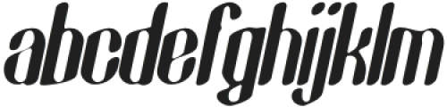 EighartBlur-Italic otf (400) Font LOWERCASE