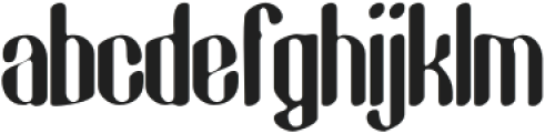 EighartBlur-Regular otf (400) Font LOWERCASE