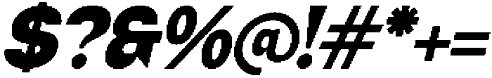 EightStar Italic otf (400) Font OTHER CHARS