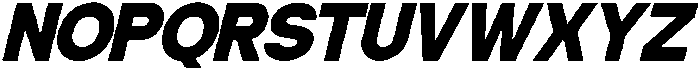 EightStar Italic otf (400) Font UPPERCASE