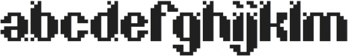 Eightbit otf (400) Font LOWERCASE