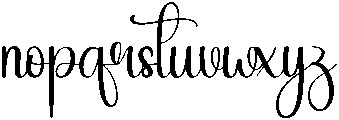 Eighteen Regular otf (400) Font LOWERCASE