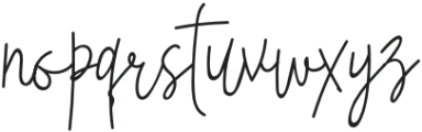 Eighties Signature Regular otf (400) Font LOWERCASE