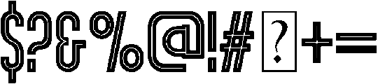 Eighties otf (400) Font OTHER CHARS