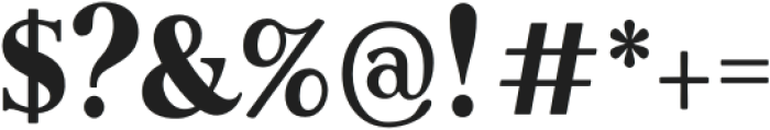 EightiesComeback Black Semi Condensed otf (900) Font OTHER CHARS