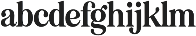 EightiesComeback Bold Semi Condensed otf (700) Font LOWERCASE