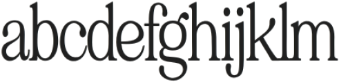 EightiesComeback Light Extra Condensed otf (300) Font LOWERCASE