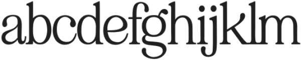 EightiesComeback Light Semi Condensed otf (300) Font LOWERCASE